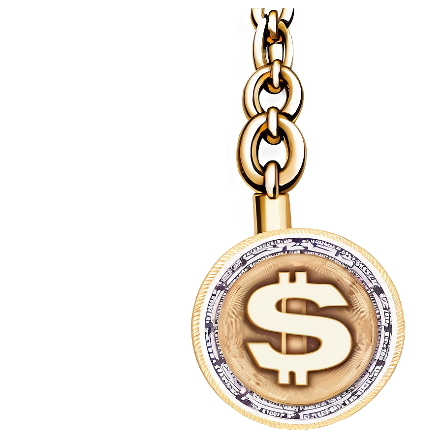 Money Sign With Chain Png 23