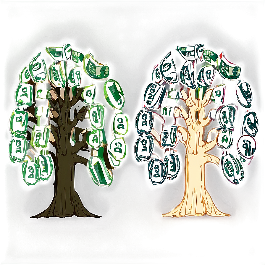 Money Tree Drawing Png 13