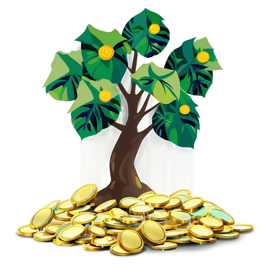 Money Tree Illustration Png 80