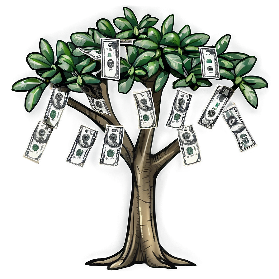 Money Tree Sketch Png 06272024