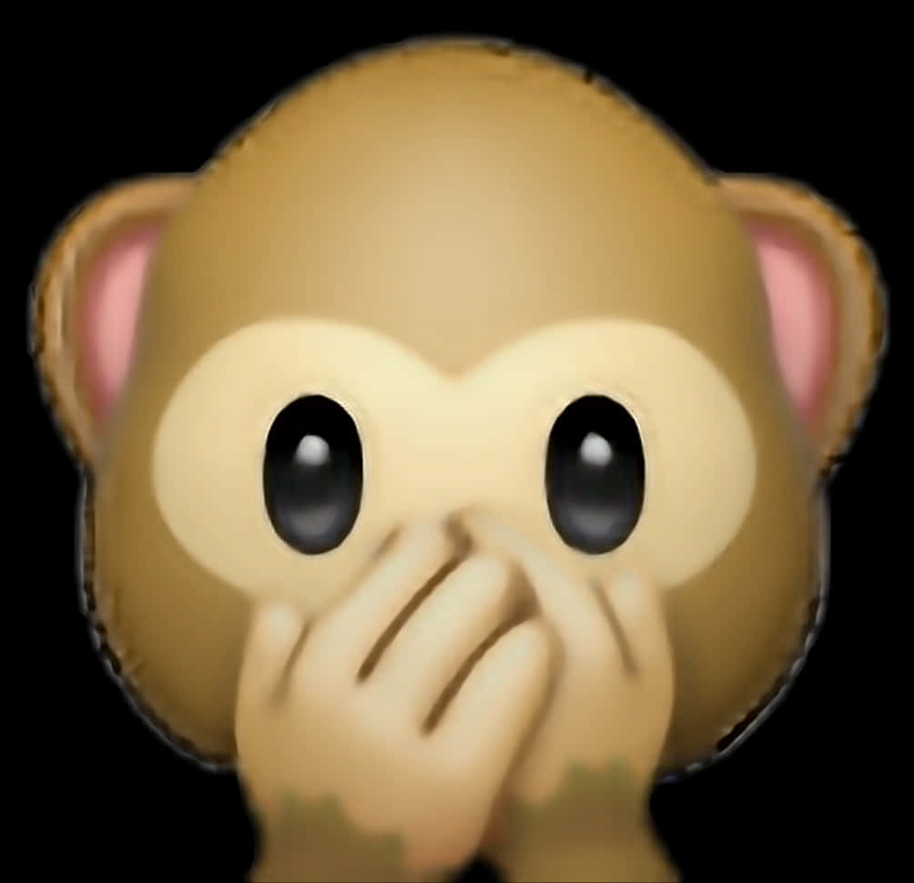 Monkey Covering Mouth Emoji