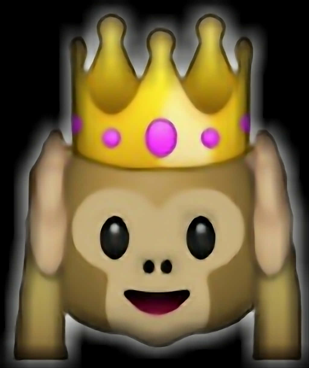 Monkey Crown Emoji