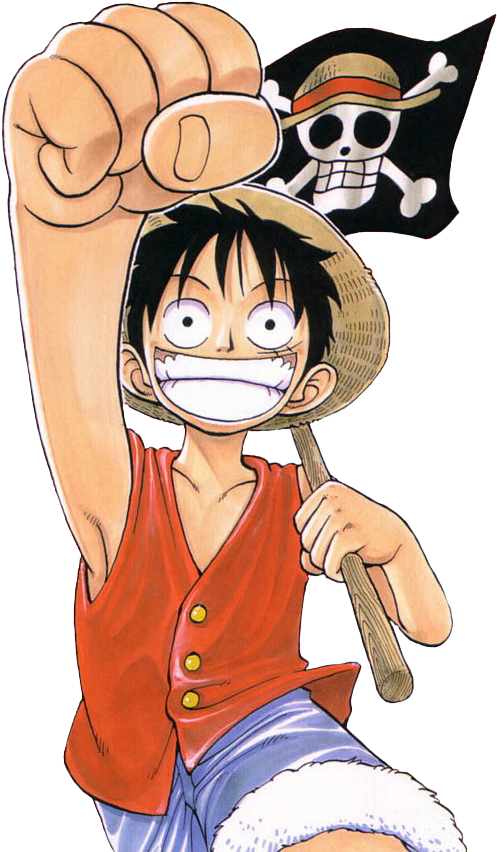Monkey D Luffy 04 - Gambar Anime One Piece Transparent Background PNG with transparent background