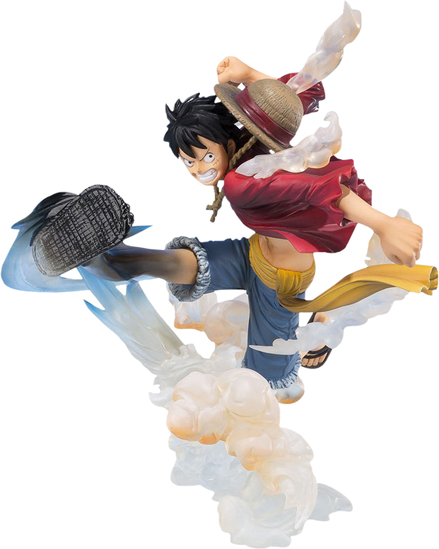 Monkey D Luffy Gum Gum Hawk Whip Figuarts Zero 6” Statue, HD Png Download PNG with transparent background
