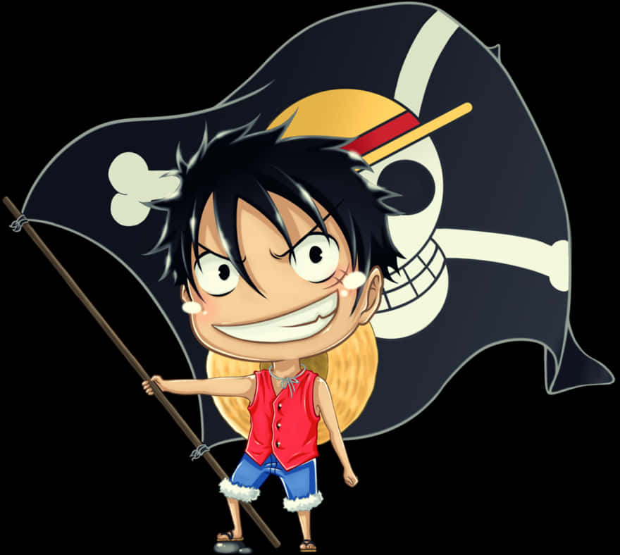 Monkey D Luffy One Piece Flag