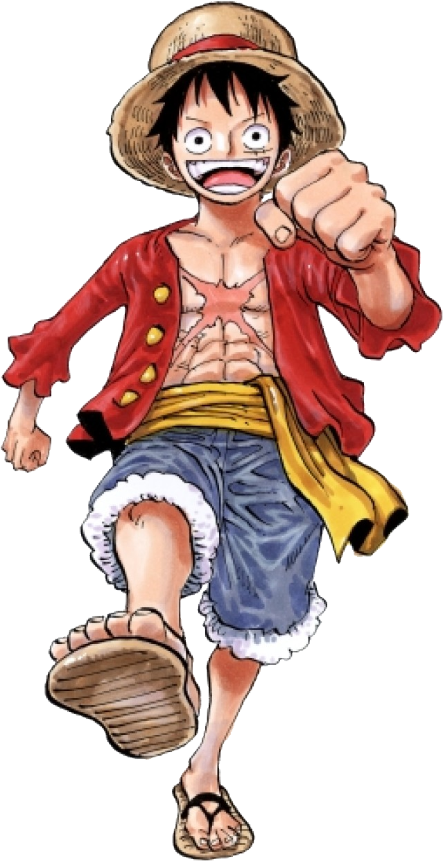 Monkey D Luffy Timeskip - One Piece Luffy PNG with transparent background