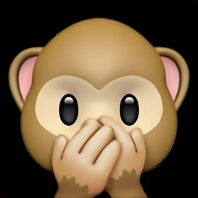 Monkey_ Emoji_ Covering_ Mouth