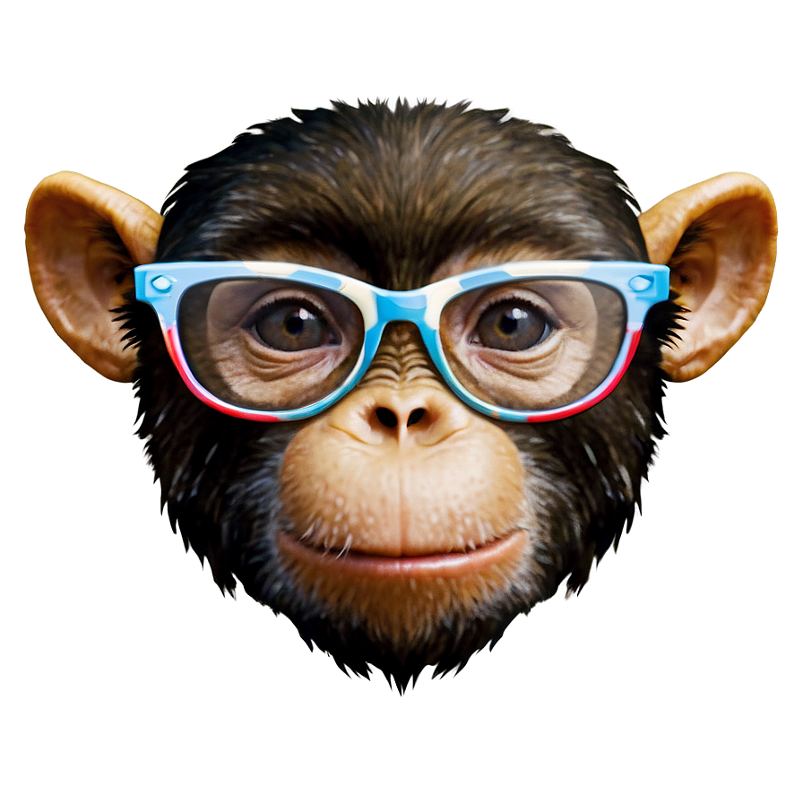 Monkey Face With Sunglasses Png 06272024