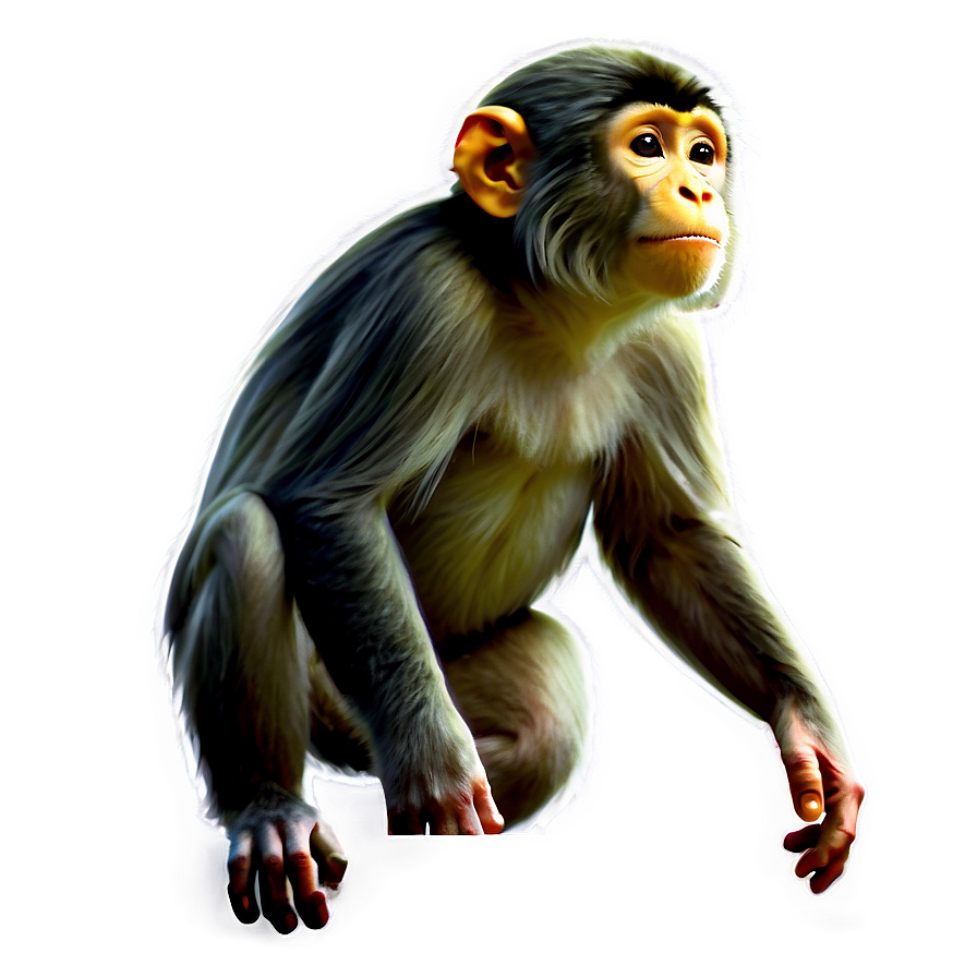 Monkey Illustration Png Rhj87