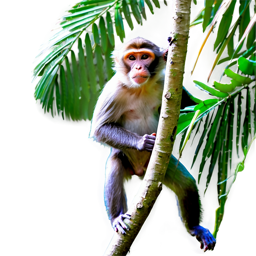 Monkey In Jungle Png Vrt