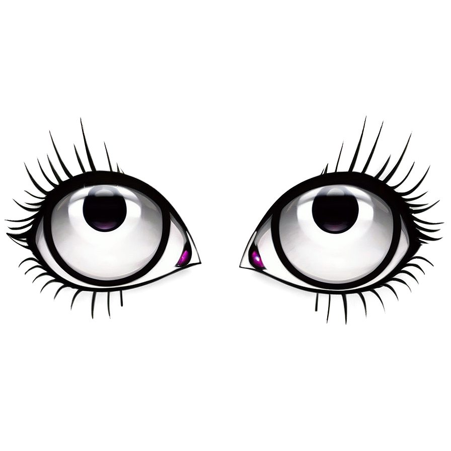 Monochrome Anime Eyes Png Qgu57