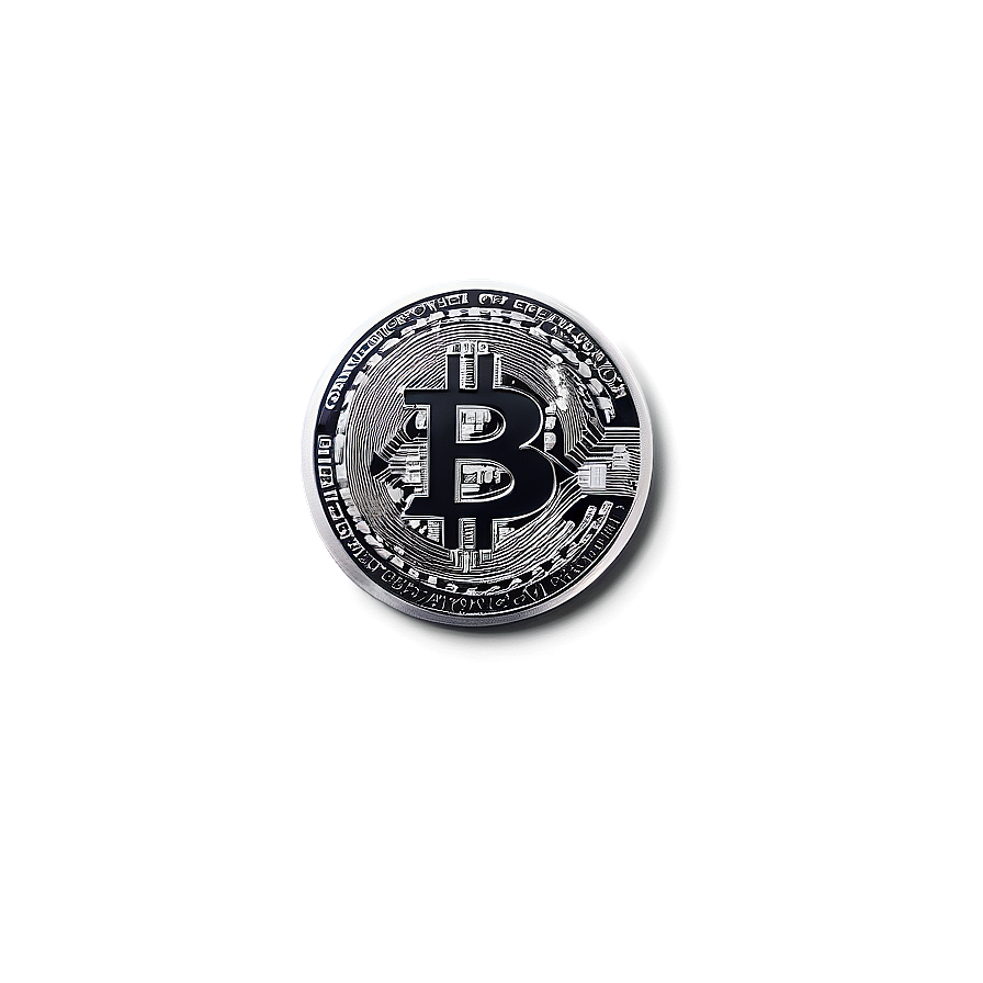 Monochrome Crypto Coin Png Xyy55