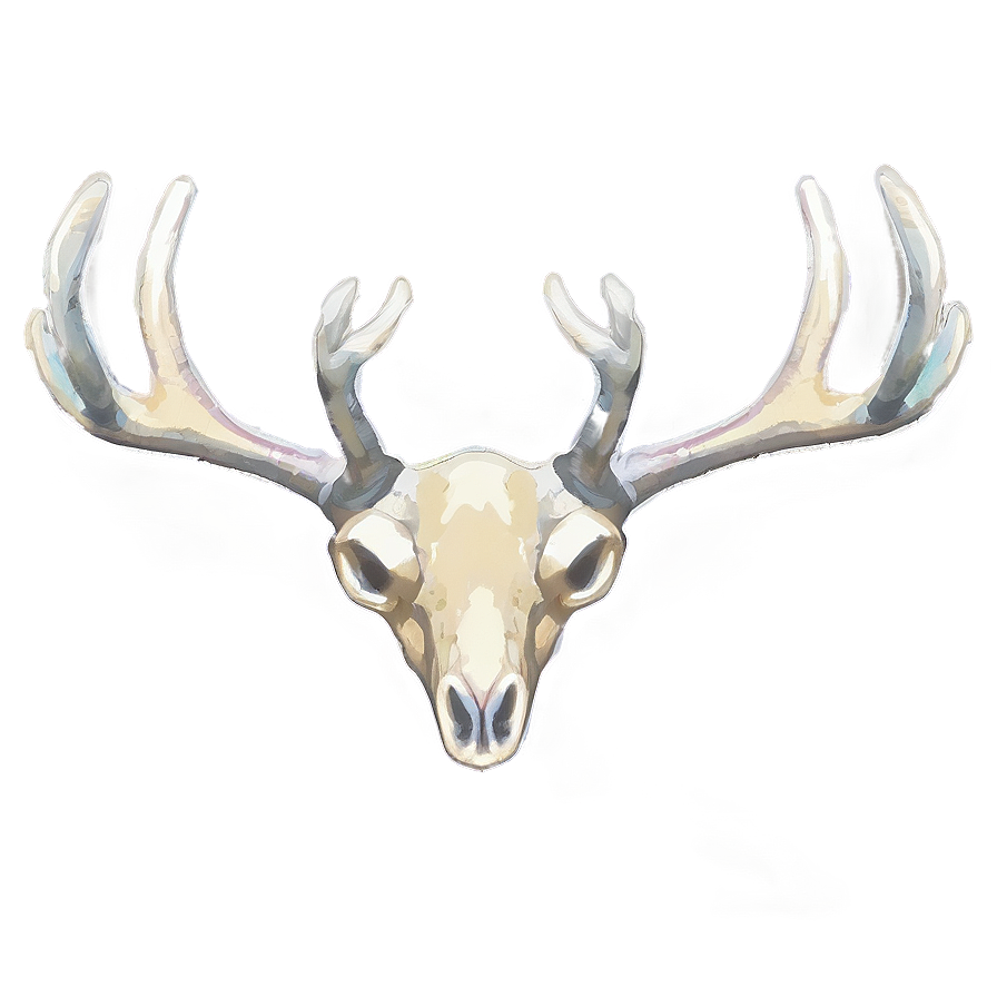 Monochrome Deer Antler Png Kfd6