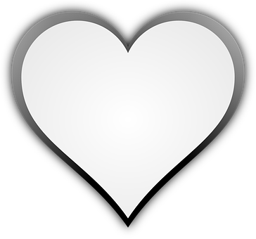 Monochrome Gradient Heart