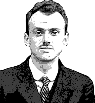 Monochrome Portrait Stylized Man