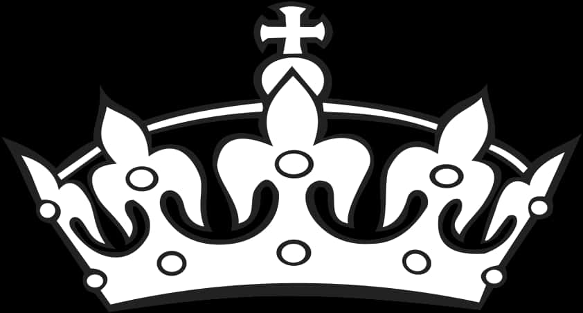 Monochrome Royal Crown Graphic