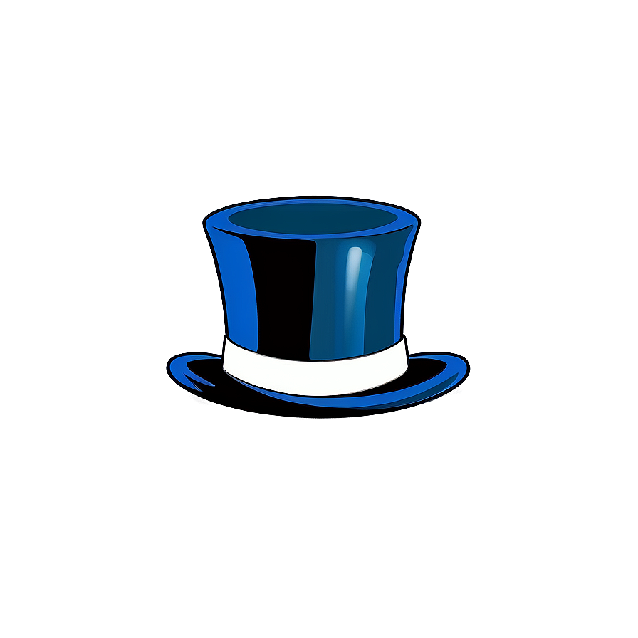Monochrome Top Hat Graphic PNG vce35 PNG image with a transparent background, free high-resolution download