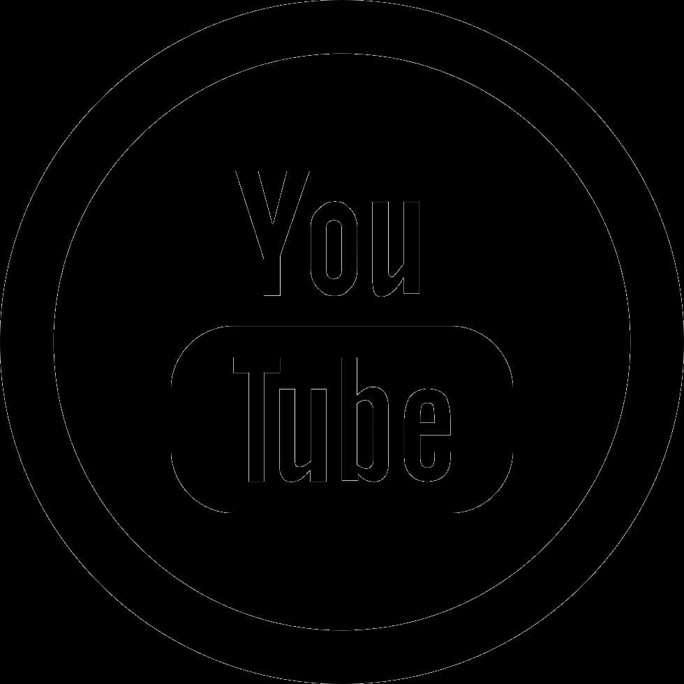 Monochrome_ You Tube_ Logo_ Outline