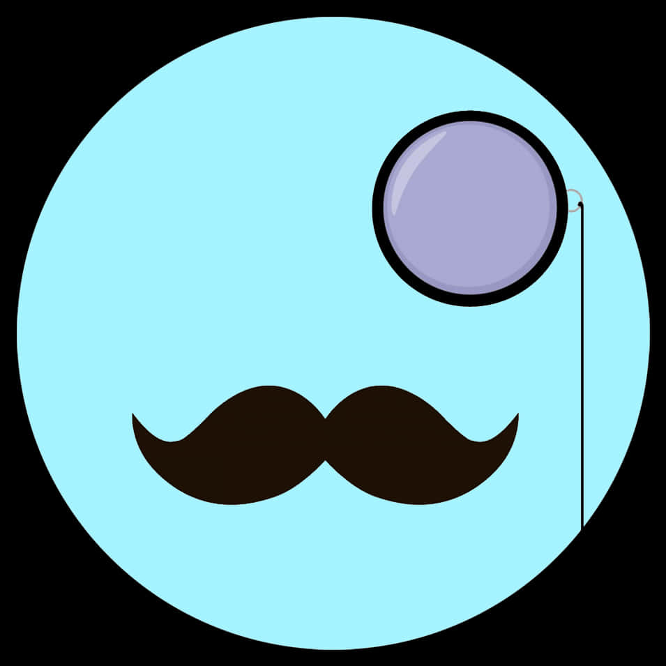 Monocleand Mustache Icon