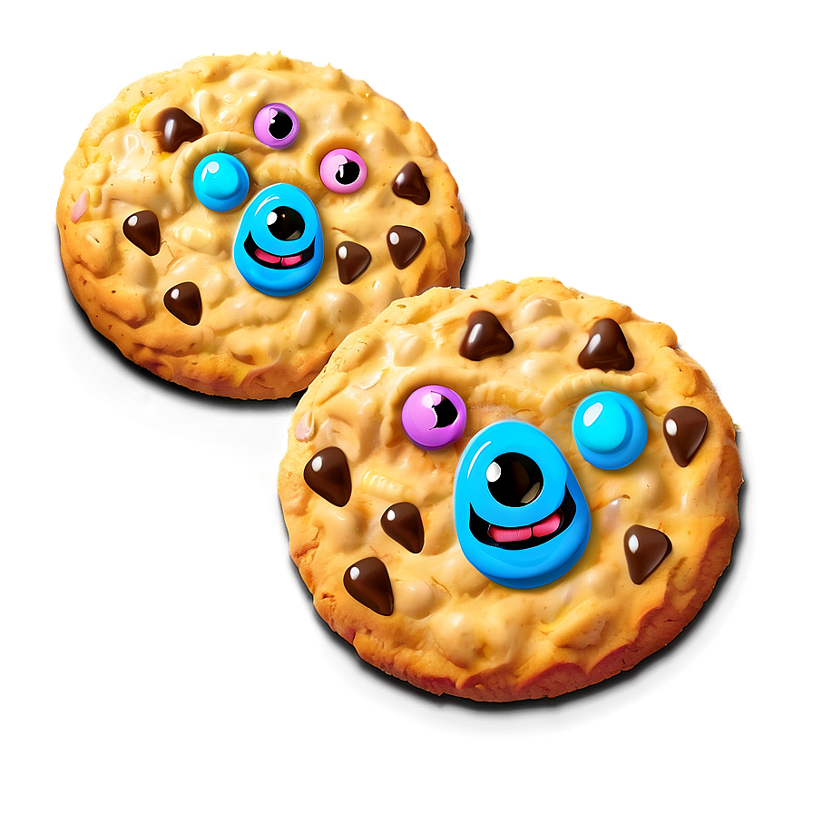 Monster Cookie PNG 05042024 PNG with transparent background