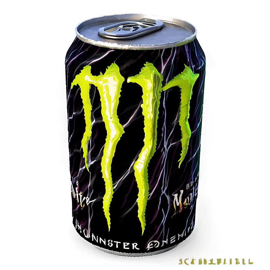Monster Energy Drink 3D Model PNG cgx3 PNG image with a transparent background, free high-resolution download