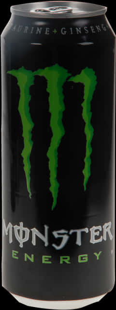 Monster Energy Drink Can PNG image with a transparent background, free high-resolution download