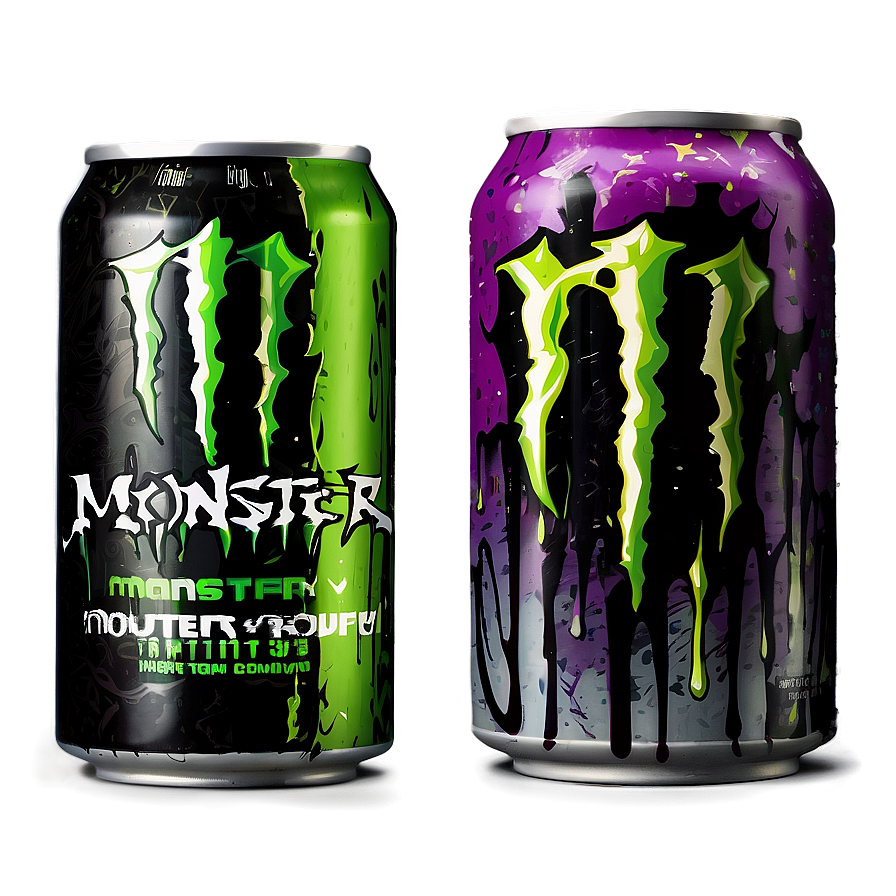 Monster Energy Drink Graffiti Style Png 34