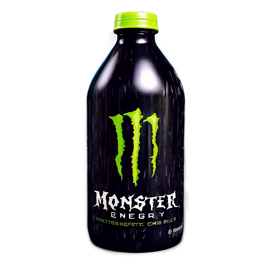 Monster Energy Drink Ingredients Label PNG 06202024 PNG image with a transparent background, free high-resolution download