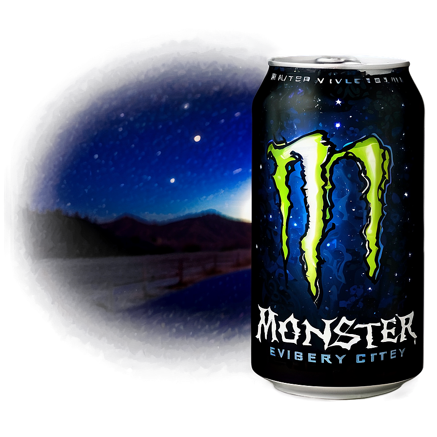 Monster Energy Drink Night Sky Edition Png 06202024