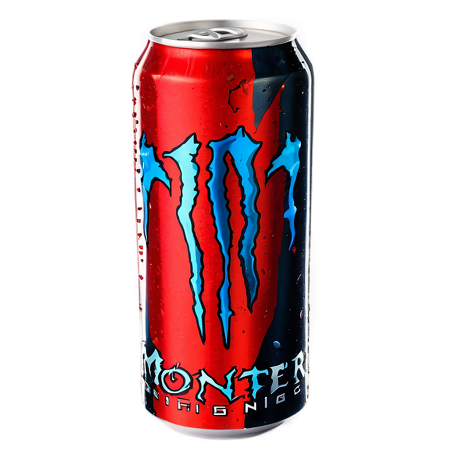 Monster Energy Drink with Ice PNG aft PNG image with a transparent background, free high-resolution download