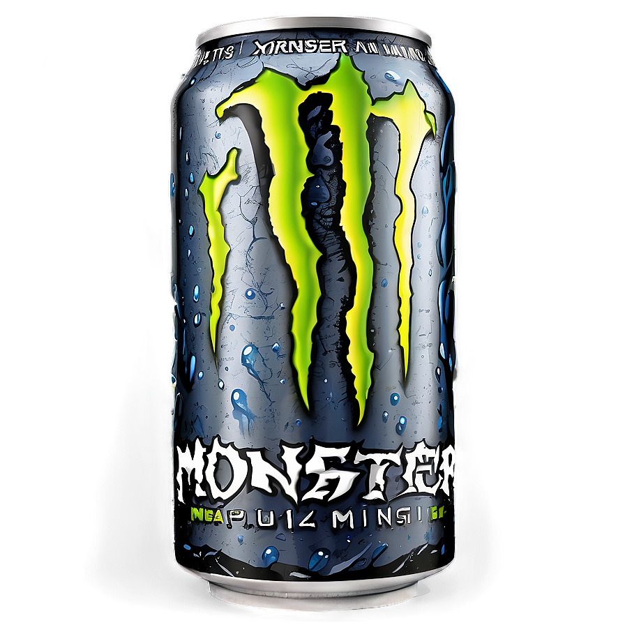 Monster Energy Drink with Ice PNG kgt85 PNG image with a transparent background, free high-resolution download
