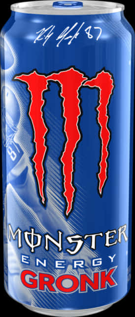 Monster Energy Gronk Can PNG image with a transparent background, free high-resolution download