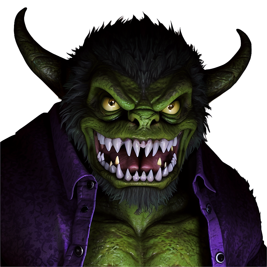 Monster In Shadows Png Fcv34