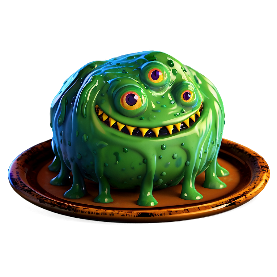 Monster Slime Halloween Png Uit
