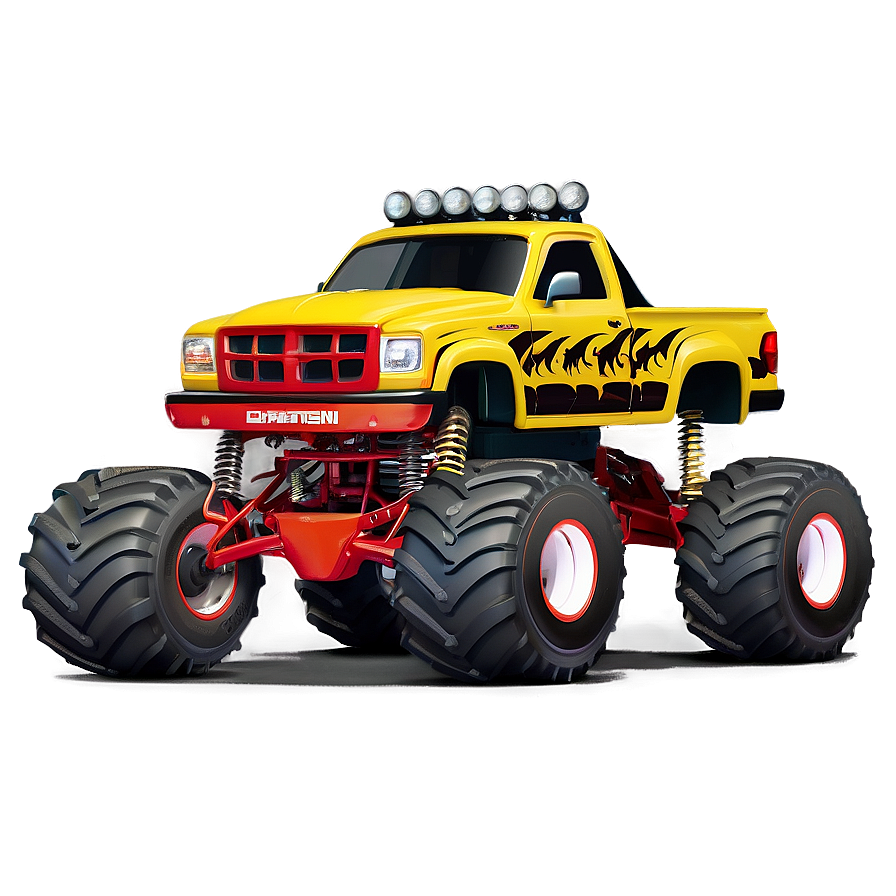 Monster Truck Action PNG 12 PNG image with a transparent background, free high-resolution download