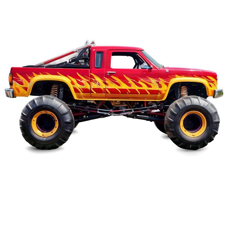 Monster Truck Action PNG lyv89 PNG image with a transparent background, free high-resolution download