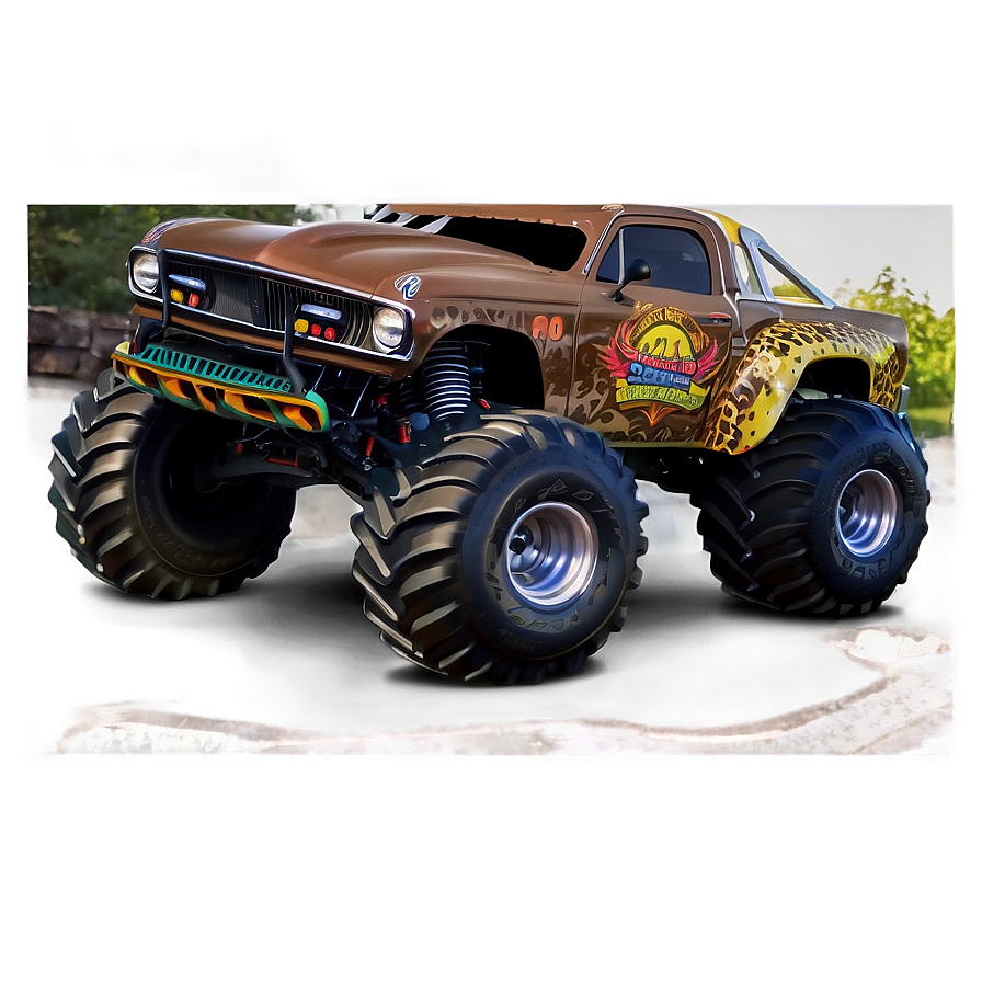 Monster Truck Adventure PNG yyb PNG image with a transparent background, free high-resolution download
