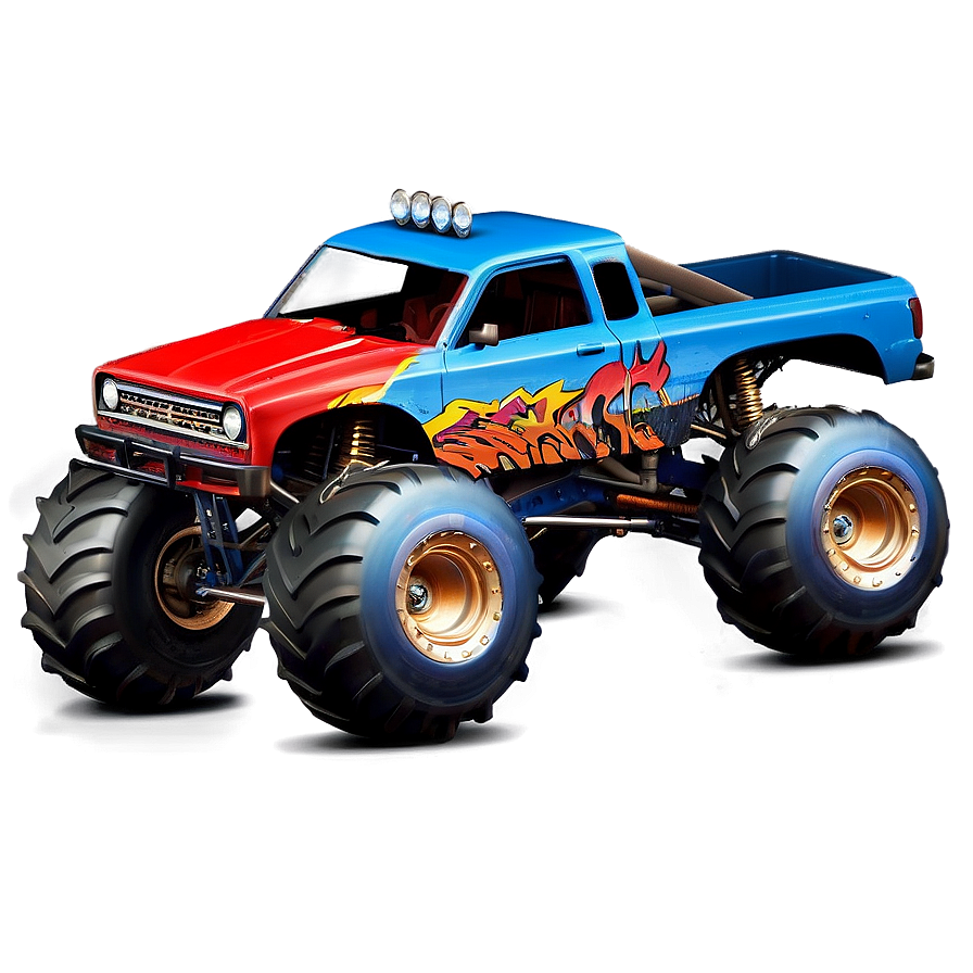 Monster Truck Clash PNG qhu PNG image with a transparent background, free high-resolution download