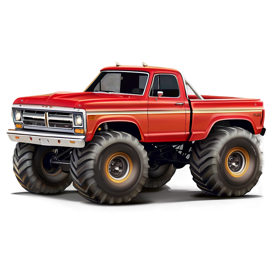 Monster Truck Illustration Png 06282024