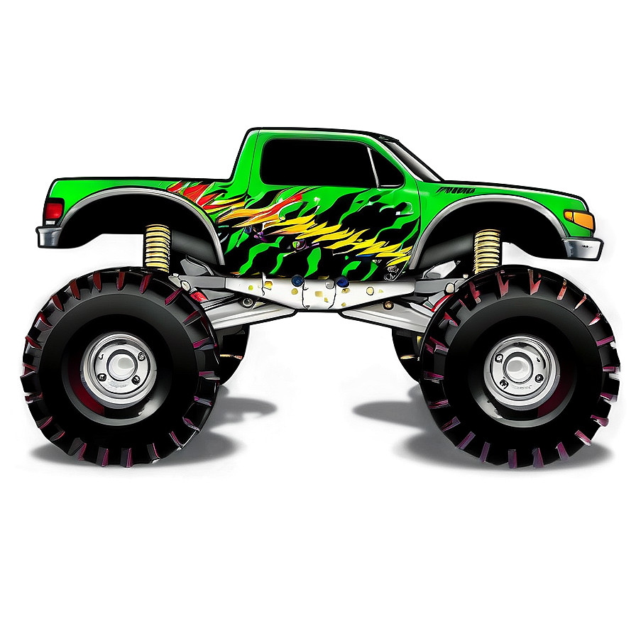 Monster Truck Power PNG nkq PNG image with a transparent background, free high-resolution download