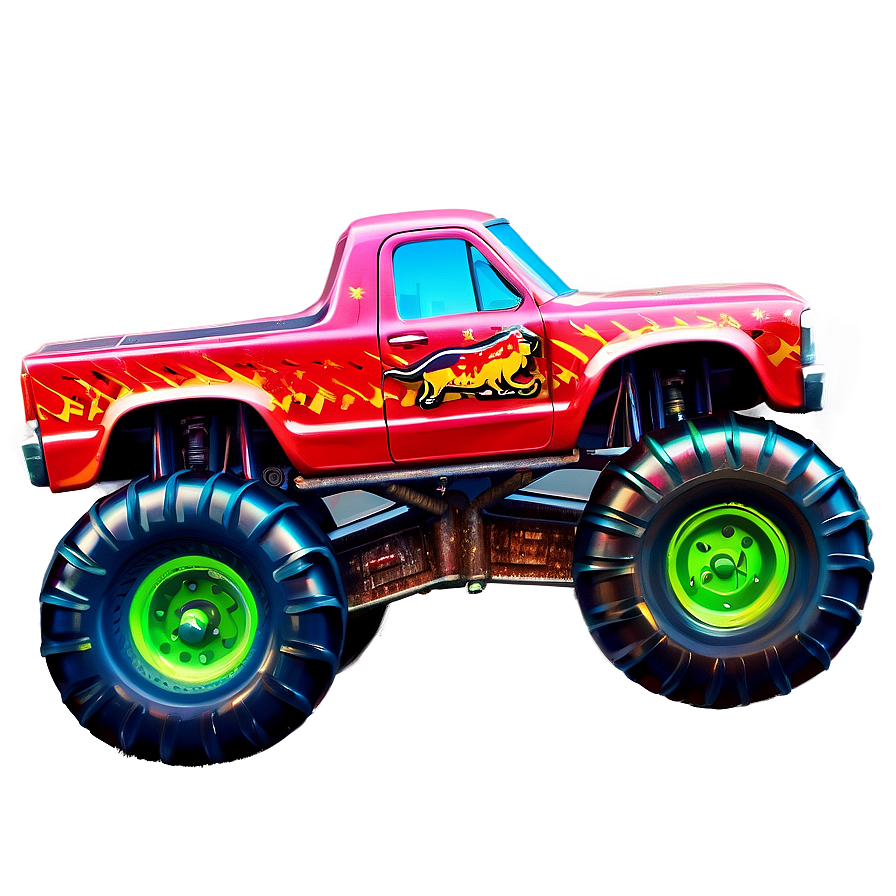 Monster Truck Race PNG hqv79 PNG with transparent background