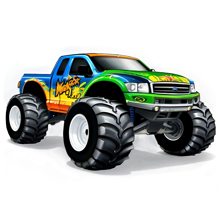 Monster Truck Rally PNG cnd3 PNG image with a transparent background, free high-resolution download