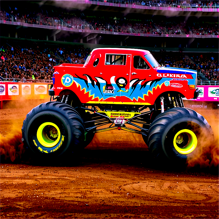 Monster Truck Rally PNG odf PNG image with a transparent background, free high-resolution download