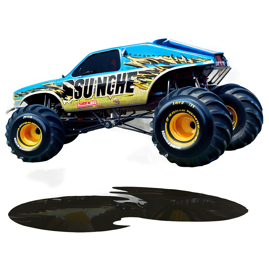 Monster Truck Showdown PNG 05242024 PNG image with a transparent background, free high-resolution download