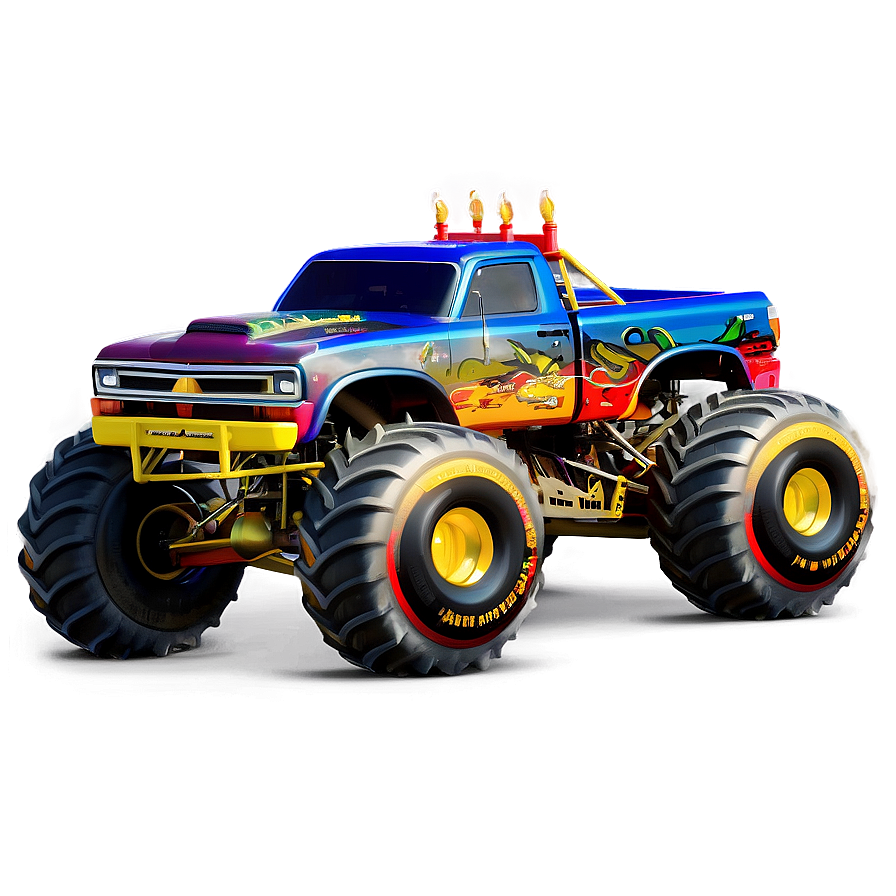 Monster Truck Spectacle PNG 39 PNG image with a transparent background, free high-resolution download