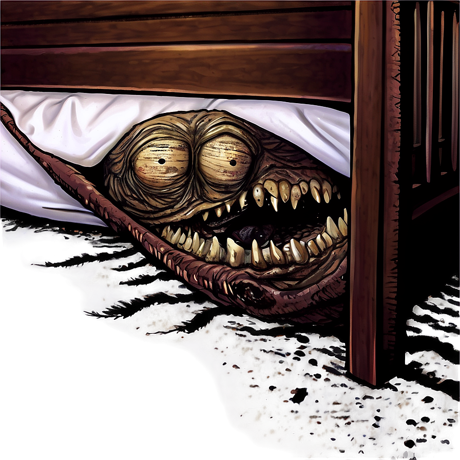 Monster Under The Bed Png 05232024