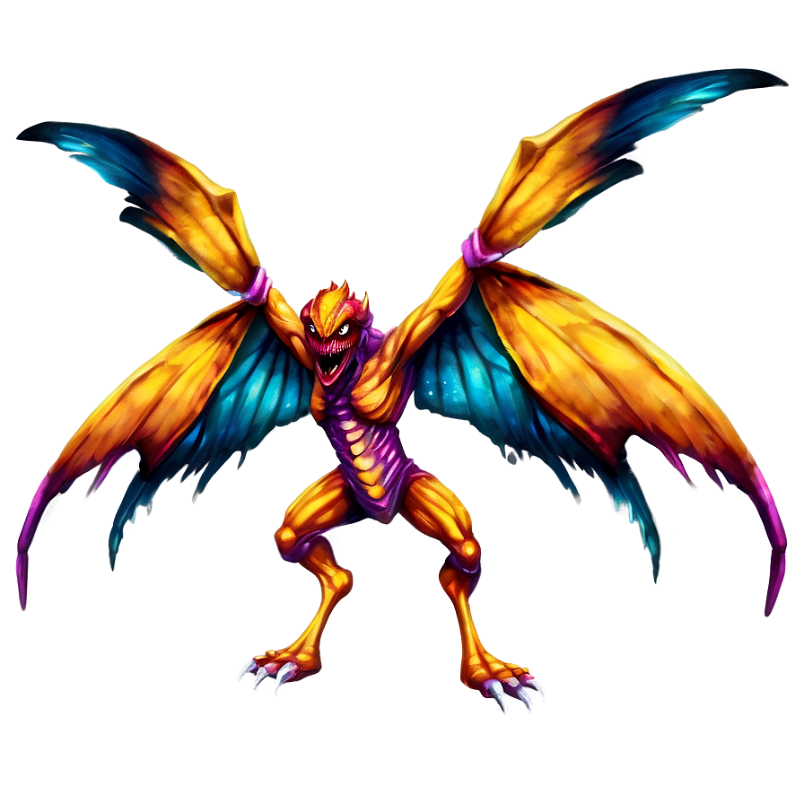 Monster With Wings Png Lnj