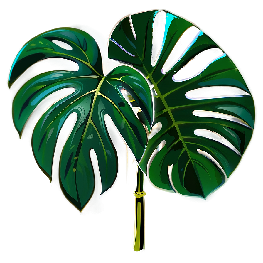 Monstera Deliciosa Vector PNG aal1 PNG with transparent background