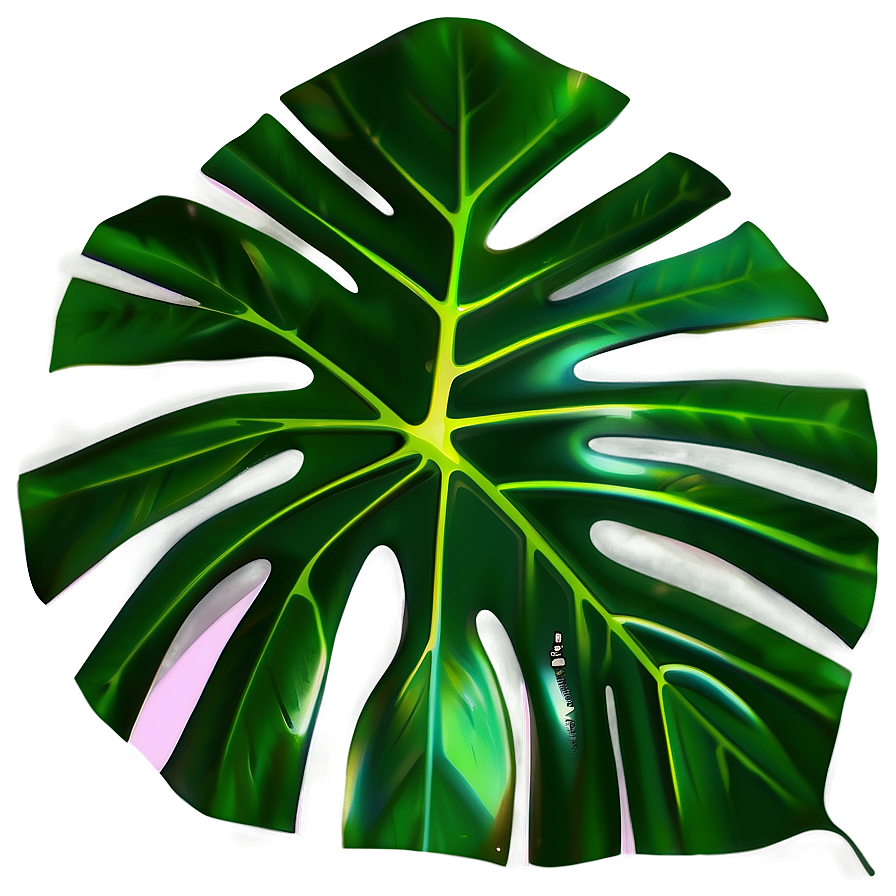 Monstera Leaf Design PNG mla45 PNG with transparent background