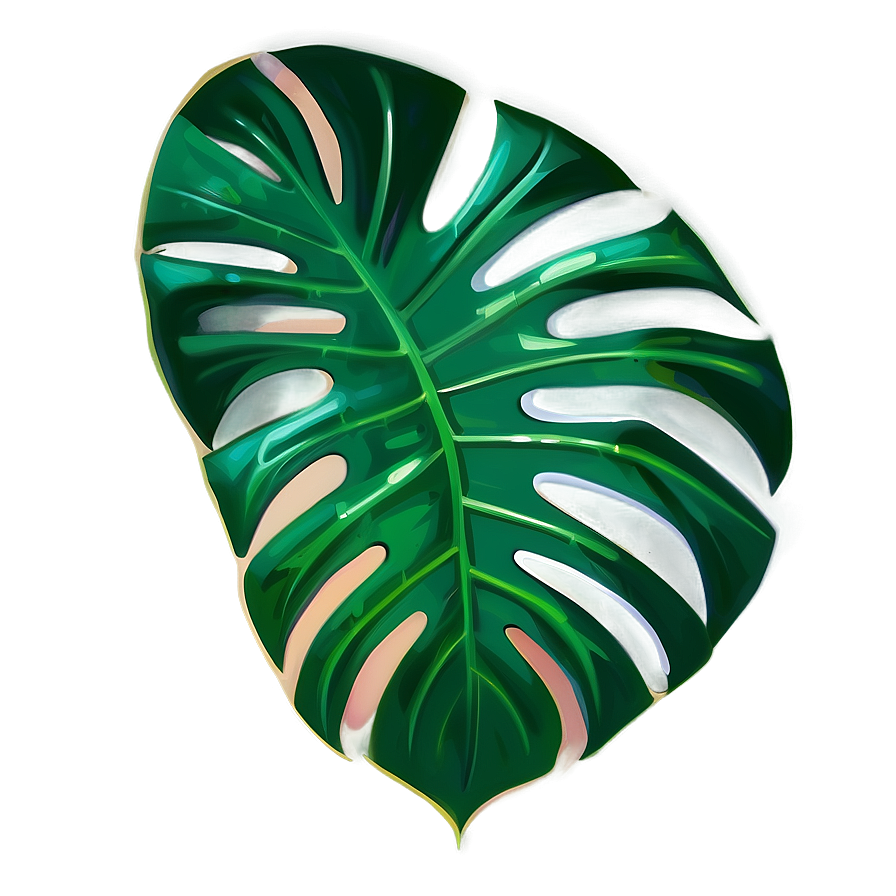 Monstera Leaf Sketch Png 33